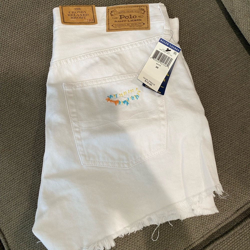 Polo Ralph Lauren new women’s shorts white size 30